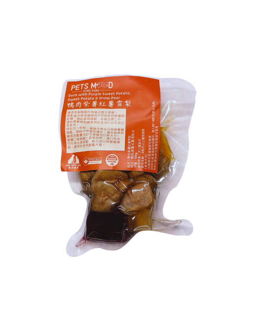 寵物養生鮮食包-鴨肉紫薯紅薯雪梨