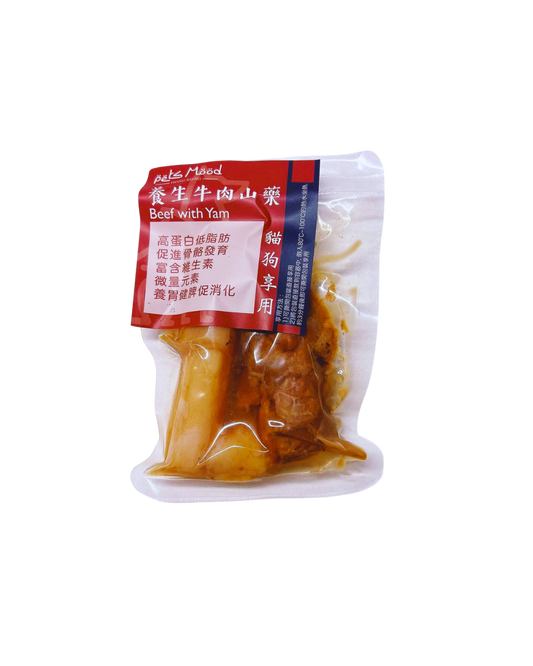 寵物養生鮮食包-養生牛肉山藥